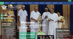 Desktop Screenshot of carmelpublicschoolpala.com